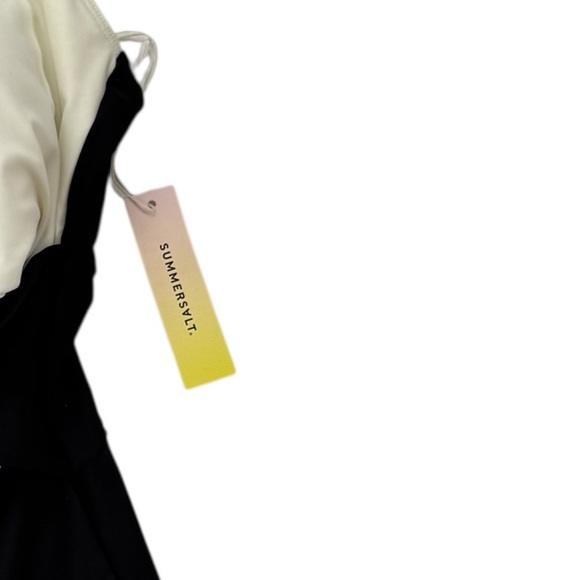 NWT Summersalt The Sea Breeze Cutout One-Piece Swimsuit Black Size 12 - Picture 14 of 14